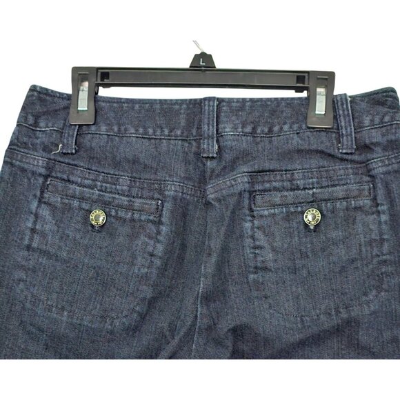 Talbots Womens Petite Blue Denim Pants 4P Waist approx. 28" - Picture 4 of 6